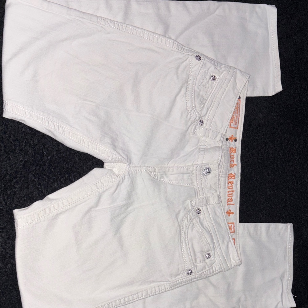 Rock Revival Crisp White Denim